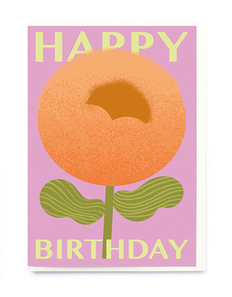 Peachy Floral Birthday